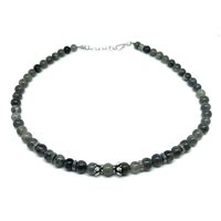 Collana Heteriah in Argento Labradorite FLCOL0008 - FLCOL0008
